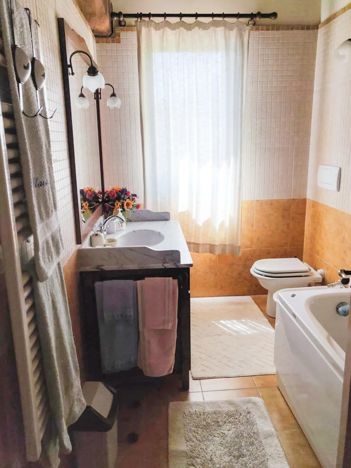 Il bagno privato della matrimoniale